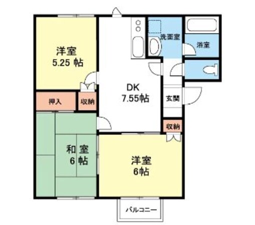 カンパーニュ寿Ａの物件間取画像